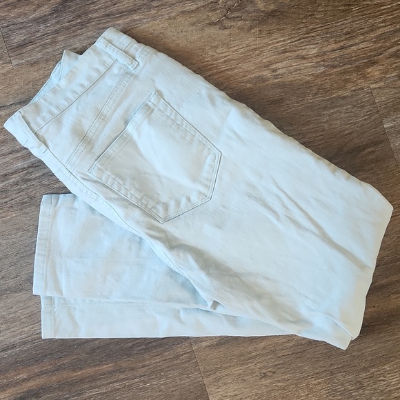 Loft High Rise Skinny Ankle pale blue jeans Size 4  EUC - Picture 5 of 5